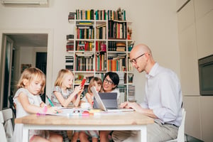working from home with children ideas